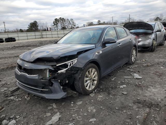 KIA OPTIMA LX 2018 with VIN 5XXGT4L30JG215378 - Photo from auction