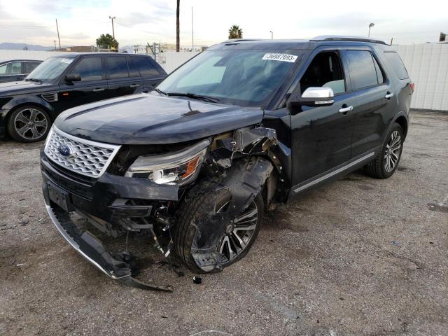 FORD EXPLORER P 2017 with VIN 1FM5K8HT2HGD55327 - Photo from auction