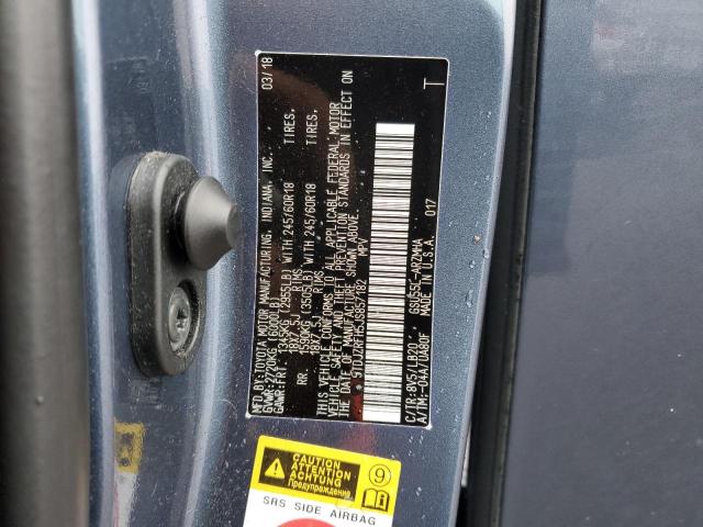 Photo 14 from auction – 2018 TOYOTA HIGHLANDER with VIN 5TDJZRFH5JS857182