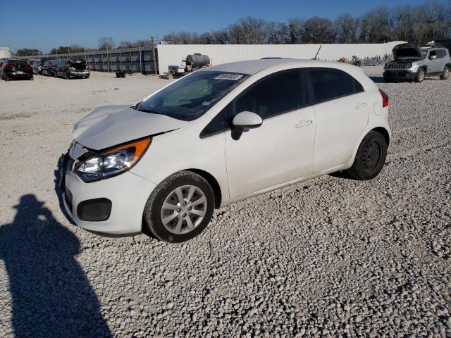 KIA RIO LX 2014 with VIN KNADM5A35E6386198 - Photo from auction