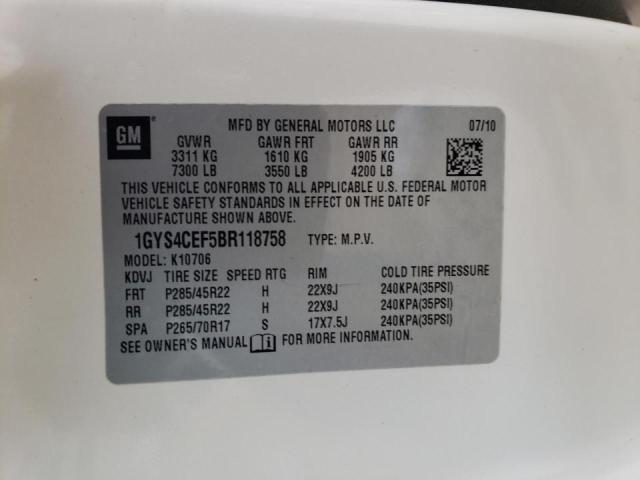 Photo 14 from auction – 2011 CADILLAC ESCALADE P with VIN 1GYS4CEF5BR118758
