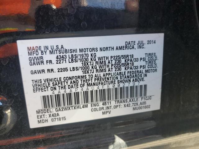 Photo 14 from auction – 2015 MITSUBISHI OUTLANDER with VIN 4A4AP4AU4FE002797