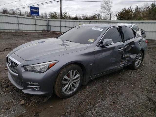 INFINITI Q50 BASE 2014 with VIN JN1BV7ARXEM684932 - Photo from auction