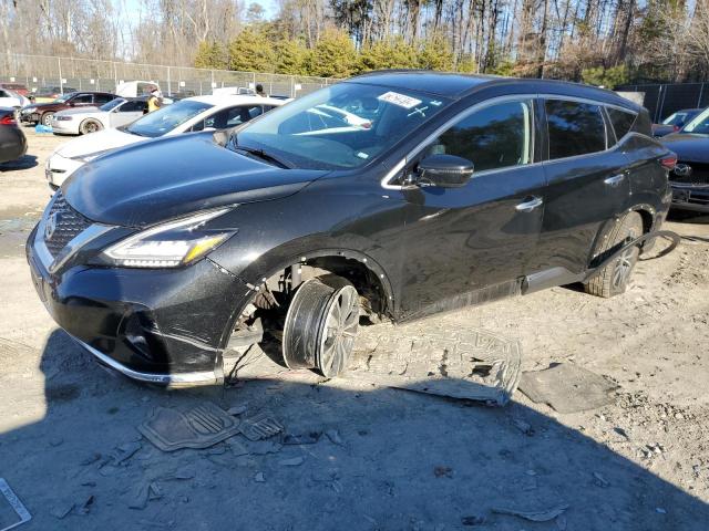 NISSAN MURANO SV 2021 with VIN 5N1AZ2BS8MC124070 - Photo from auction