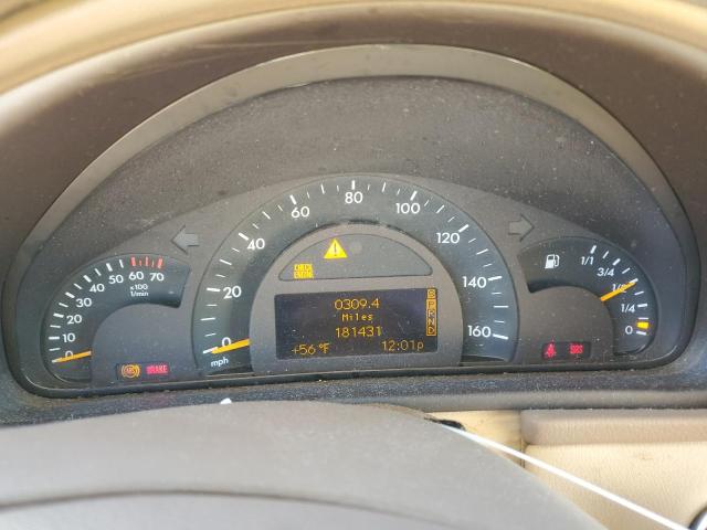 Photo 9 from auction – 2004 MERCEDES-BENZ C 240 with VIN WDBRF61JX4E018643