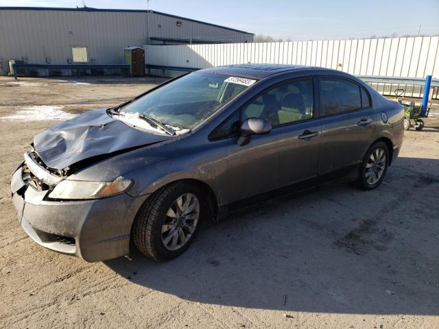 HONDA CIVIC EX 2010 with VIN 2HGFA1F82AH303516 - Photo from auction
