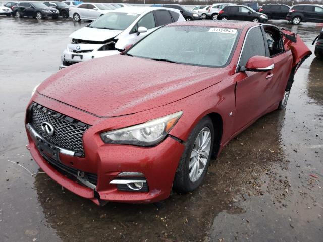 INFINITI Q50 BASE 2014 with VIN JN1BV7AP4EM676923 - Photo from auction