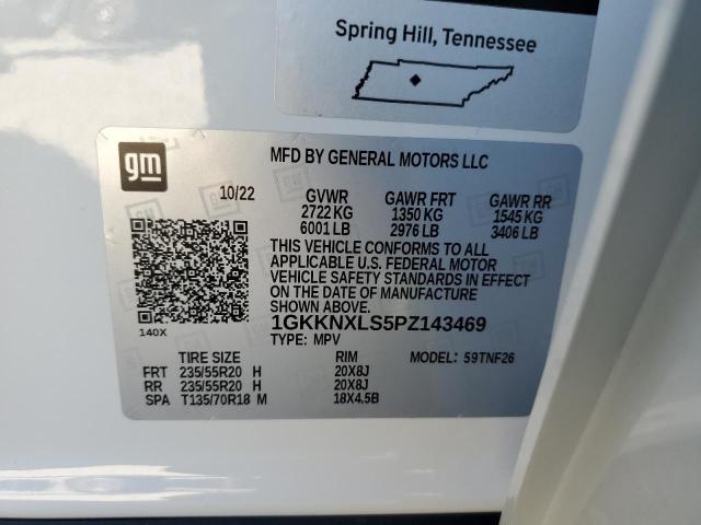 Photo 10 from auction – 2023 GMC ACADIA DEN with VIN 1GKKNXLS5PZ143469