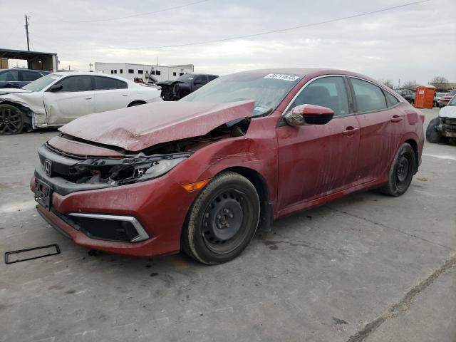HONDA CIVIC LX 2019 with VIN 19XFC2F68KE022945 - Photo from auction