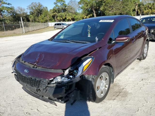 KIA FORTE LX 2017 with VIN 3KPFK4A78HE087317 - Photo from auction