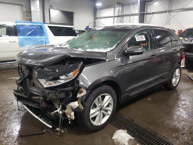 FORD EDGE SEL 2017 with VIN 2FMPK4J95HBB03739 - Photo from auction