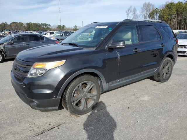 FORD EXPLORER L 2014 with VIN 1FM5K7F86EGA36100 - Photo from auction