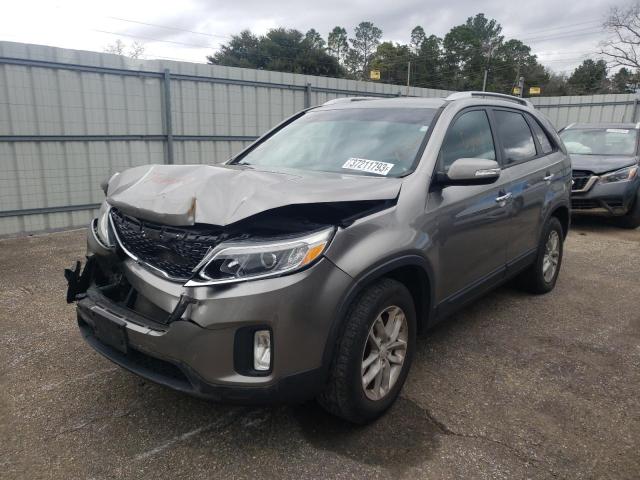 KIA SORENTO LX 2014 with VIN 5XYKT3A64EG514830 - Photo from auction