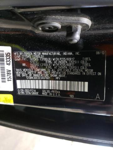 Photo 14 from auction – 2014 TOYOTA SIENNA LE with VIN 5TDKK3DC5ES407681