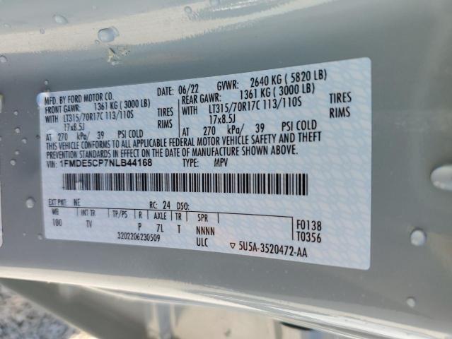 Photo 14 from auction – 2022 FORD BRONCO BAS with VIN 1FMDE5CP7NLB44168
