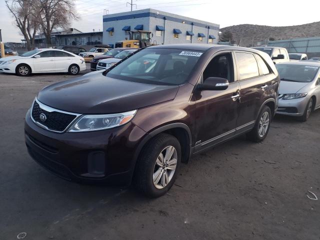 KIA SORENTO LX 2014 with VIN 5XYKTCA62EG486400 - Photo from auction