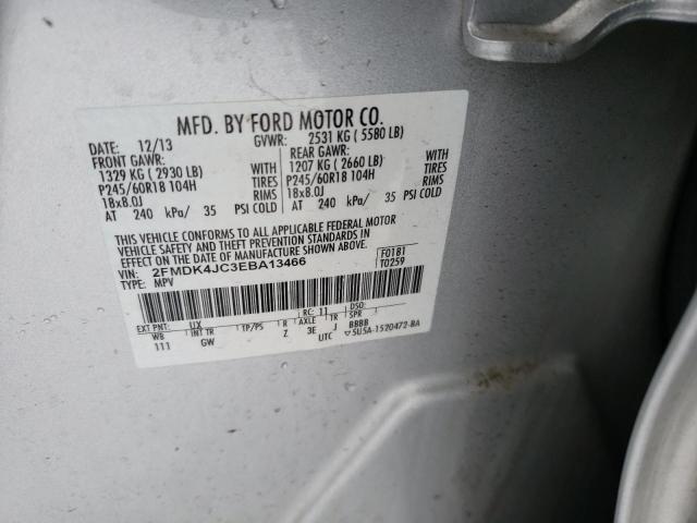 Photo 14 from auction – 2014 FORD EDGE SEL with VIN 2FMDK4JC3EBA13466