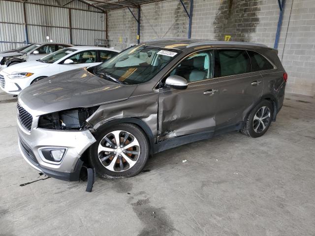 KIA SORENTO EX 2017 with VIN 5XYPH4A56HG200086 - Photo from auction