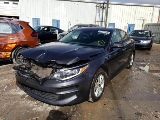 KIA OPTIMA LX 2018 with VIN KNAGT4L39J5235811 - Photo from auction