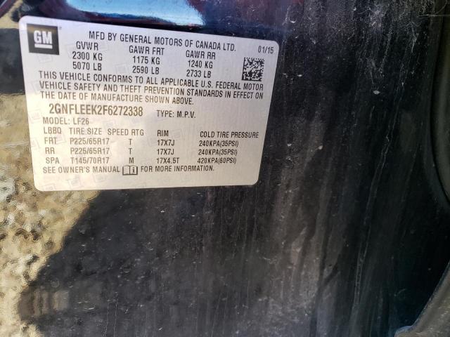 Photo 14 from auction – 2015 CHEVROLET EQUINOX LS with VIN 2GNFLEEK2F6272338