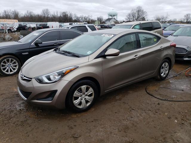 HYUNDAI ELANTRA SE 2016 with VIN 5NPDH4AE5GH780991 - Photo from auction