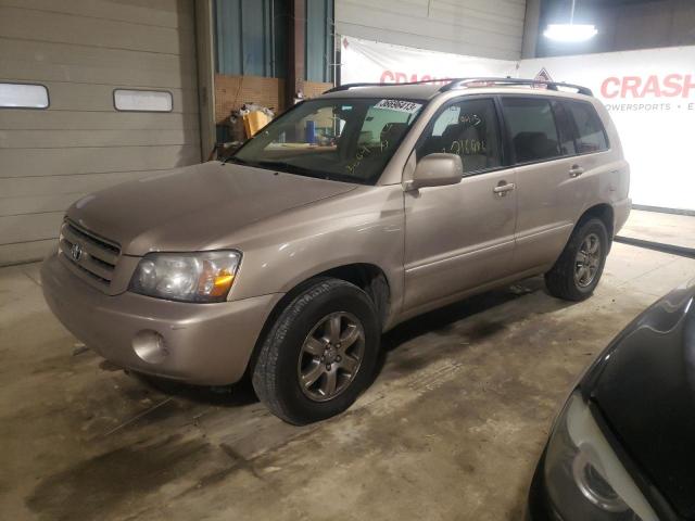 TOYOTA HIGHLANDER 2005 with VIN JTEEP21A250073135 - Photo from auction