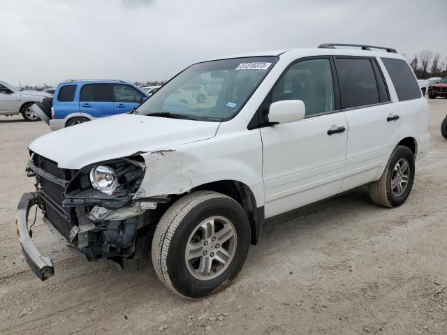 HONDA PILOT EX 2004 with VIN 5FNYF18444B007538 - Photo from auction