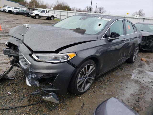 FORD FUSION TIT 2019 with VIN 3FA6P0D91KR242786 - Photo from auction