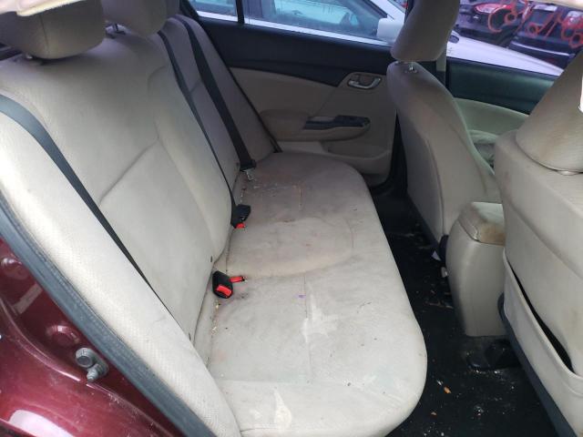 Photo 10 from auction – 2013 HONDA CIVIC LX with VIN 19XFB2F52DE064380