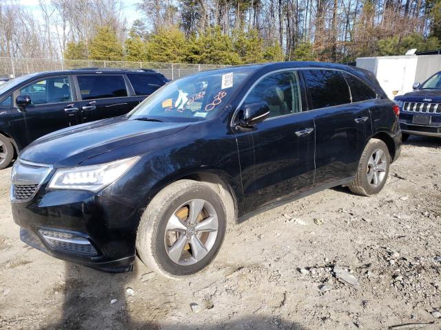 ACURA MDX 2014 with VIN 5FRYD3H22EB020028 - Photo from auction