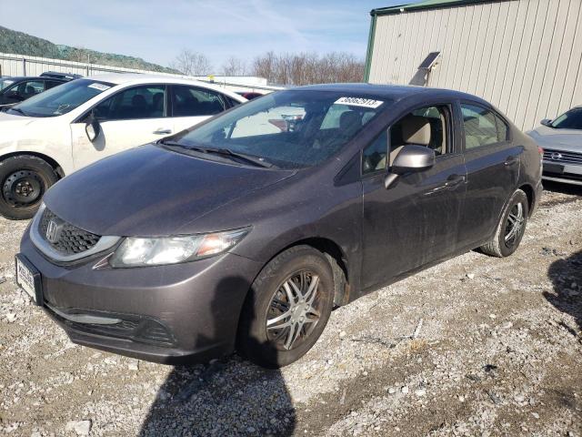 Photo 1 from auction – 2013 HONDA CIVIC LX with VIN 19XFB2F52DE051130
