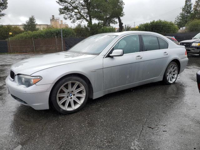 BMW 745 I 2002 with VIN WBAGL63492DP58984 - Photo from auction