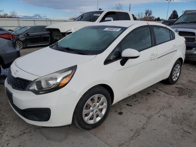 KIA RIO LX 2014 with VIN KNADM4A30E6396261 - Photo from auction