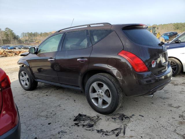 Photo 2 from auction – 2004 NISSAN MURANO SL with VIN JN8AZ08T14W225754