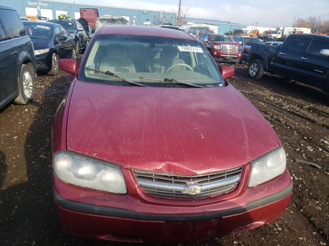 Photo 5 from auction – 2005 CHEVROLET IMPALA with VIN 2G1WF52E259293100