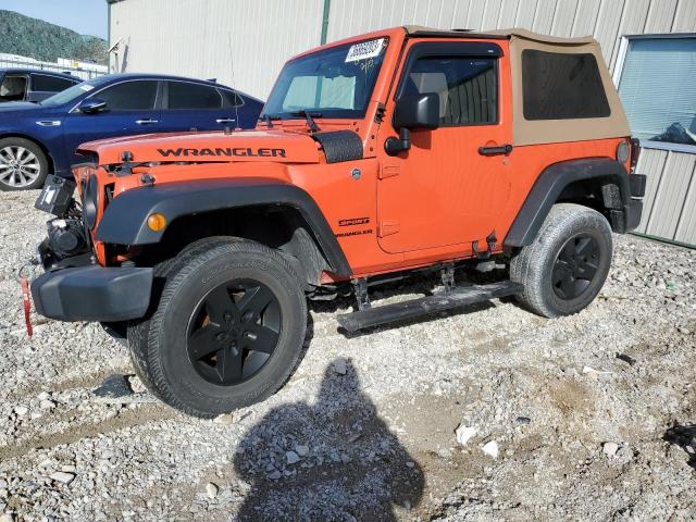 JEEP WRANGLER S 2015 with VIN 1C4AJWAG7FL660723 - Photo from auction