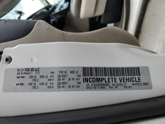 Photo 14 from auction – 2017 DODGE GRAND CARA with VIN 2C7WDGBG9HR838551