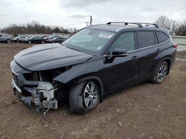 TOYOTA HIGHLANDER 2021 with VIN 5TDGZRBHXMS554113 - Photo from auction