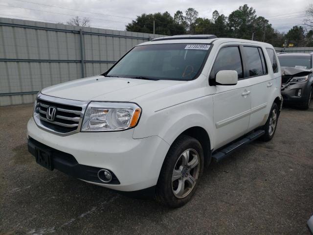 HONDA PILOT EXL 2012 with VIN 5FNYF3H52CB033817 - Photo from auction