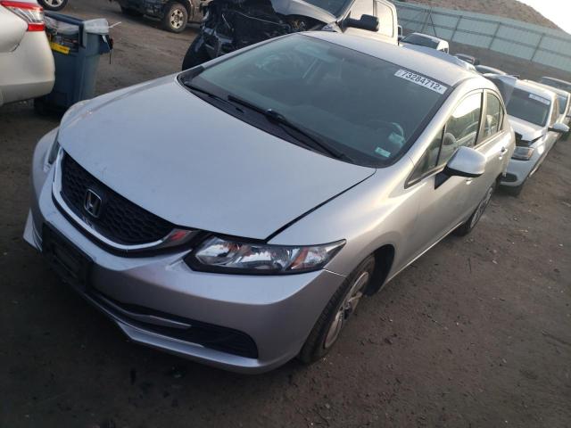 HONDA CIVIC LX 2013 with VIN 2HGFB2F52DH580535 - Photo from auction