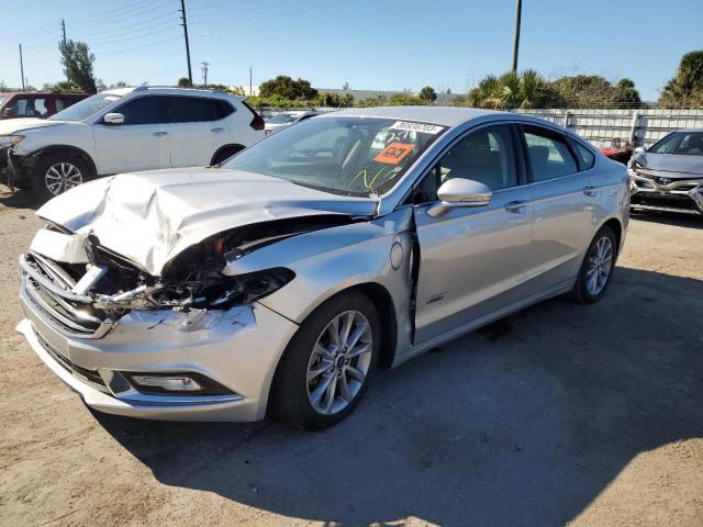 FORD FUSION SE 2017 with VIN 3FA6P0PU7HR191271 - Photo from auction