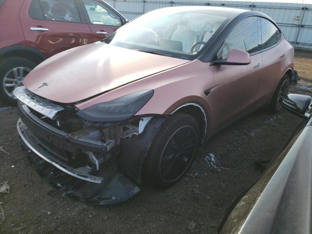TESLA MODEL Y 2021 with VIN 5YJYGAEEXMF283667 - Photo from auction