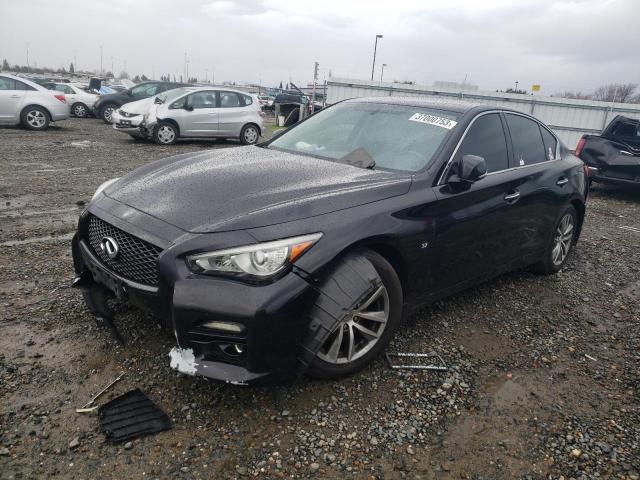 INFINITI Q50 2014 with VIN JN1BV7AP2EM685698 - Photo from auction