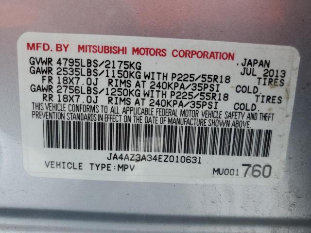 Photo 14 from auction – 2014 MITSUBISHI OUTLANDER with VIN JA4AZ3A34EZ010631