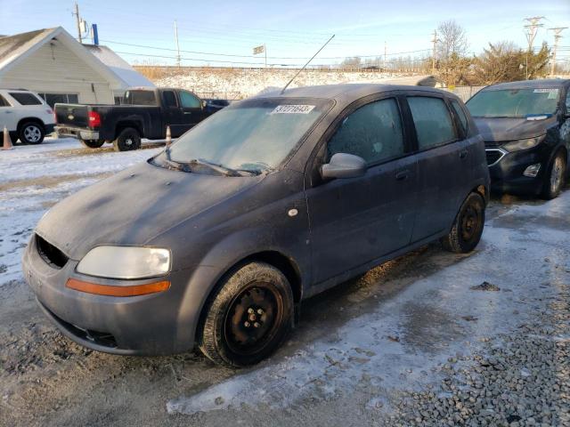 CHEVROLET AVEO BASE 2008 with VIN KL1TD66608B186307 - Photo from auction