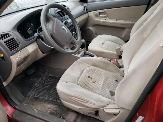 Photo 7 from auction – 2009 KIA SPECTRA EX with VIN KNAFE221295624506