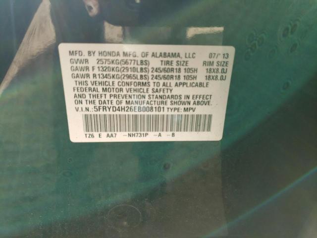 Photo 14 from auction – 2014 ACURA MDX with VIN 5FRYD4H26EB008101