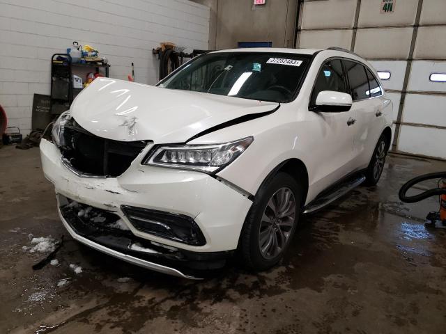 ACURA MDX TECHNO 2014 with VIN 5FRYD4H40EB012677 - Photo from auction