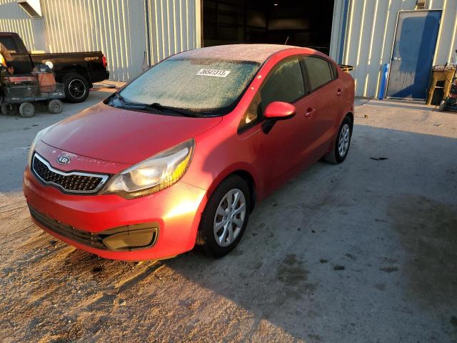KIA RIO EX 2013 with VIN KNADN4A3XD6124506 - Photo from auction