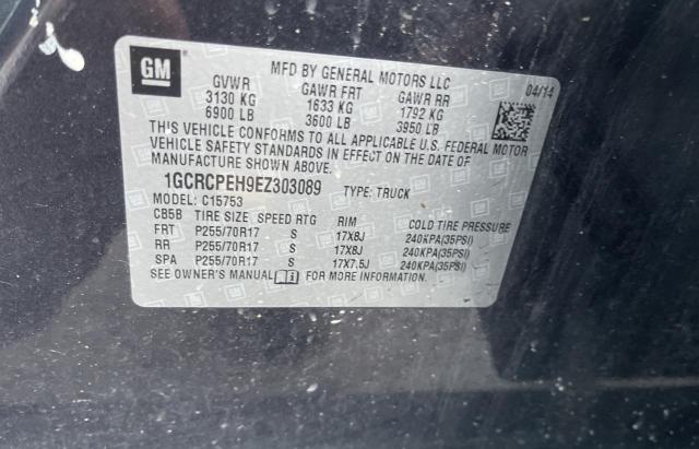 Photo 10 from auction – 2014 CHEVROLET SILVERADO with VIN 1GCRCPEH9EZ303089